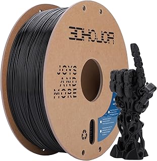 ABS Filament 1.75mm, ABS 1kg Spool (2.2lbs),3D Printer Filament,Dimensional Accuracy +/- 0.03 mm, Fit Most FDM Printer-Black