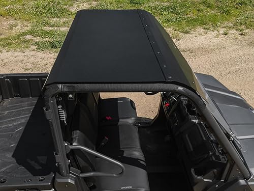 Miniatura 6 de SuperATV Techo de aluminio para Kawasaki Mule PRO | Hecho de aluminio de 0.079 pulgadas | Ver ajuste | Acabado de recubrimiento en polvo resistente