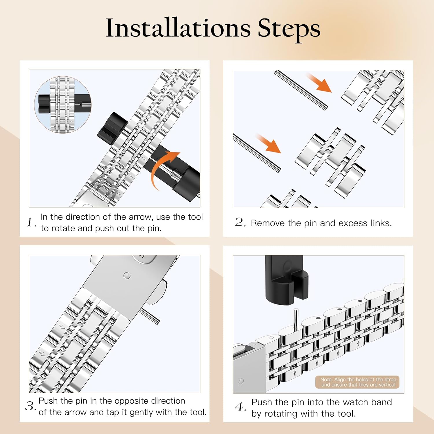 TiMOVO Metal Band Compatible with Apple Watch 42mm (Series 11/10) 41mm 40mm 38mm for Women, Dressy Replacement Strap for iWatch SE 3/2/1, Series 9/8/7/6/5/4/3/2/1, Silver - Image 6