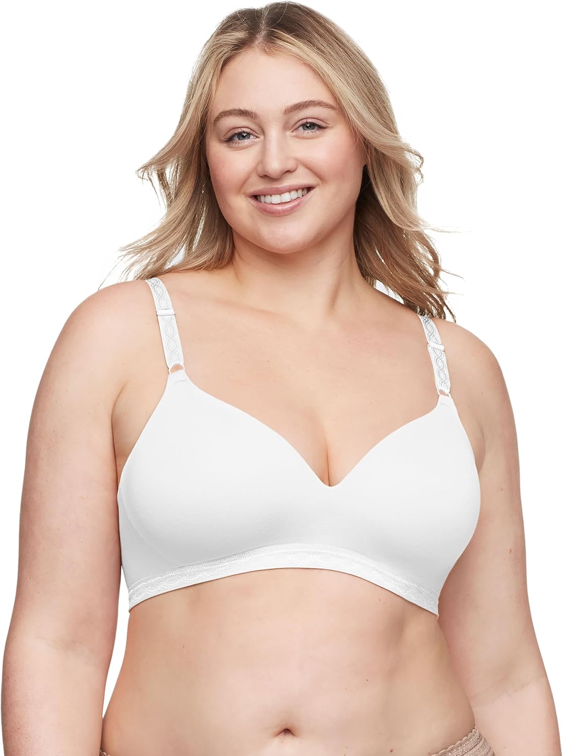 Warner's Womens Cloud 9 Super Soft Wireless Lightly Lined Comfort Bra 1269 - Image 2