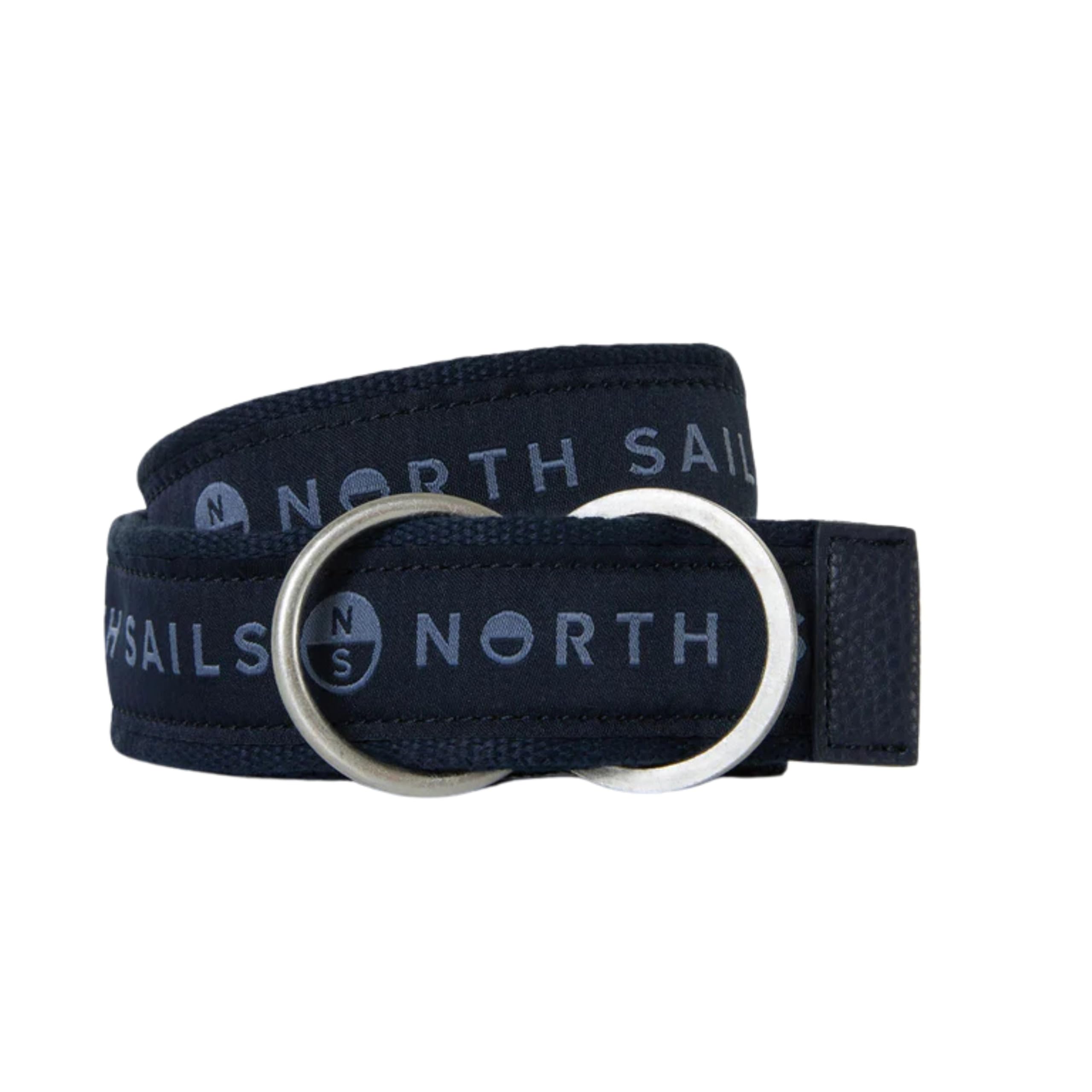 North Sails Men's Blue 623263 All Over Logo Belt Polyester