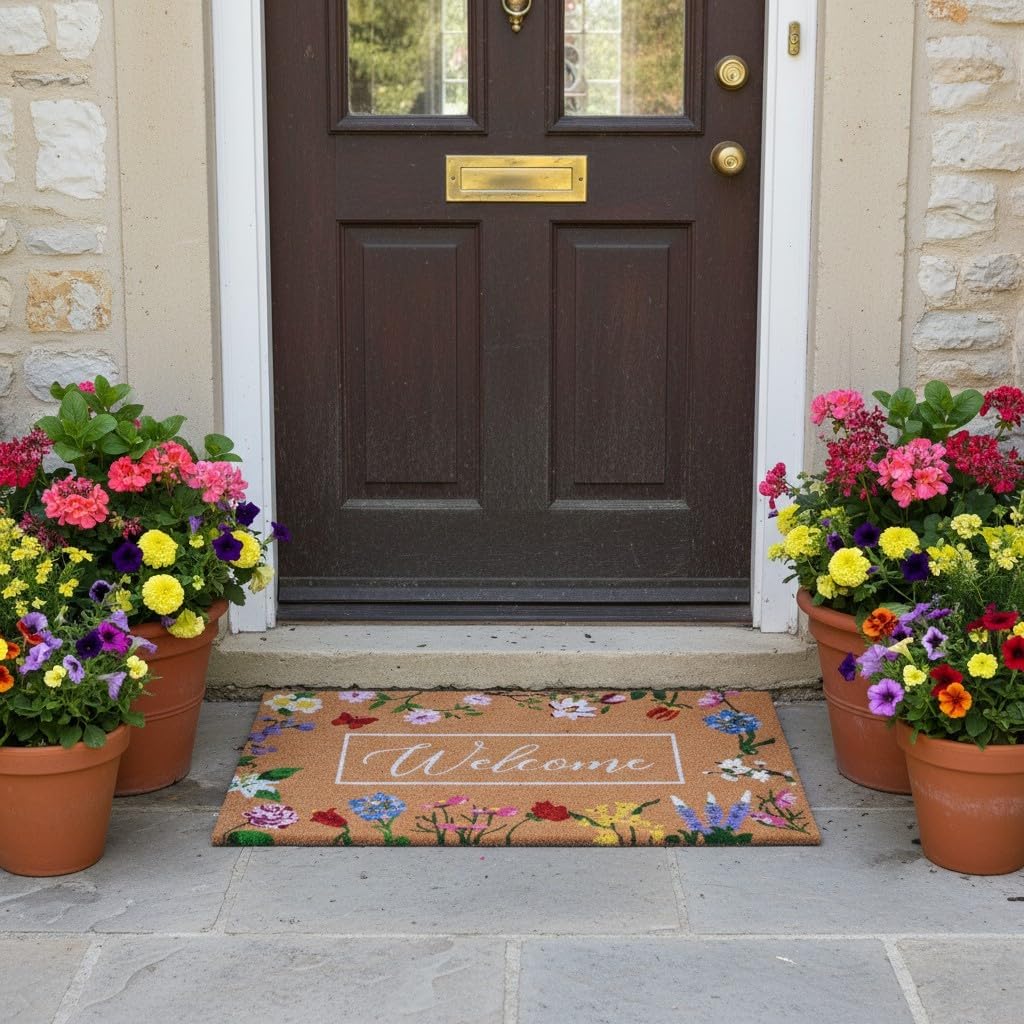 Calloway Mills Butterfly Garden Welcome Doormat 24 x 36