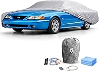 Vista 15 de Fundas para Automóvil Resistentes a la Intemperie Max Car Cover & Warranty Compatible con Ford 1979-2004 Mustang – Funda Exterior Cable Antirrobo