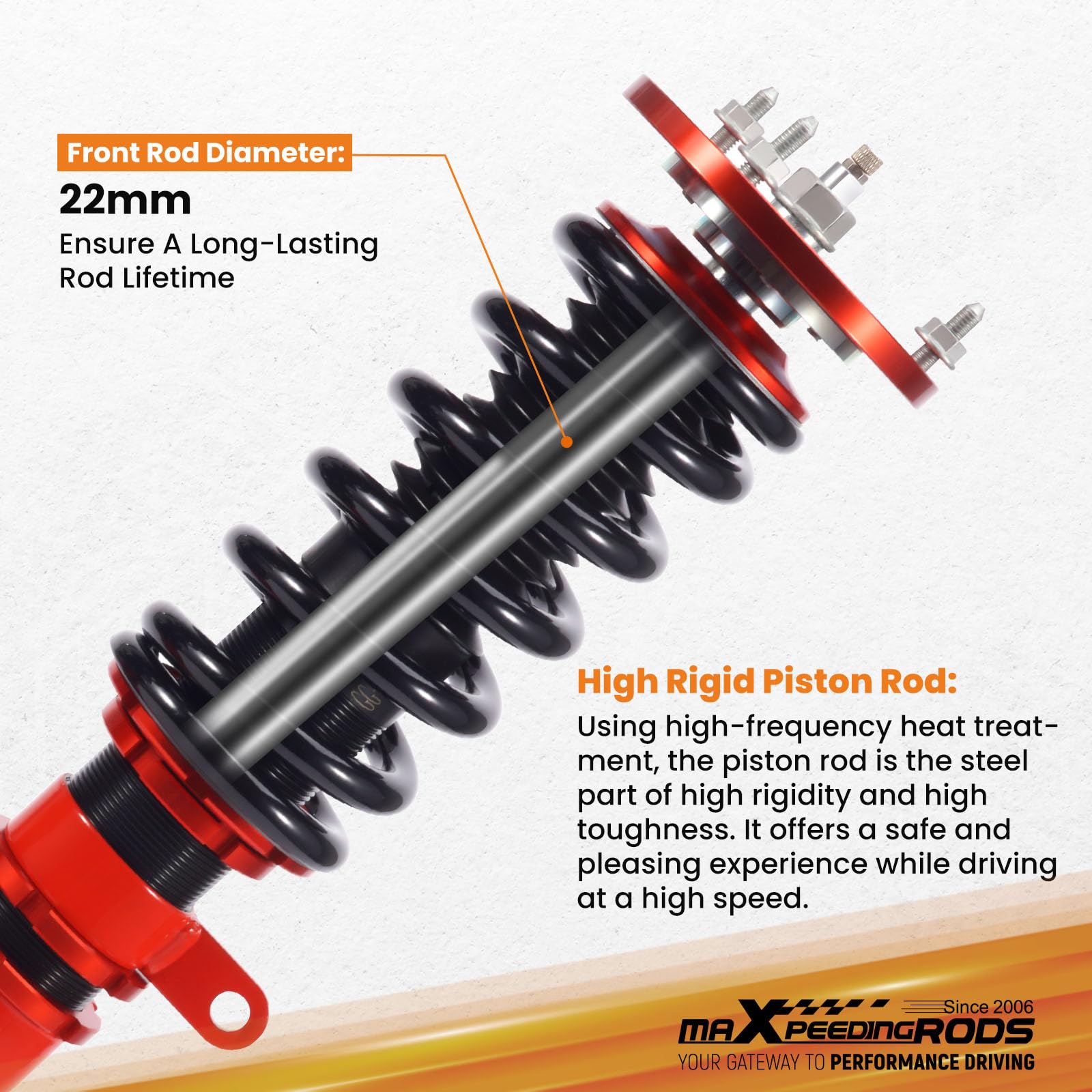 maXpeedingrods Gewindefahrwerk für BMW 5er E60 AWD 528i 530xi 535xi 2004-2010