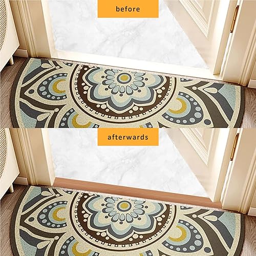 Miniatura 4 de Tira de transición de suelo autoadhesiva para pisos de vinilo plano con respaldo fuerte, 1.6 in, 10 pies, grano de madera marrón