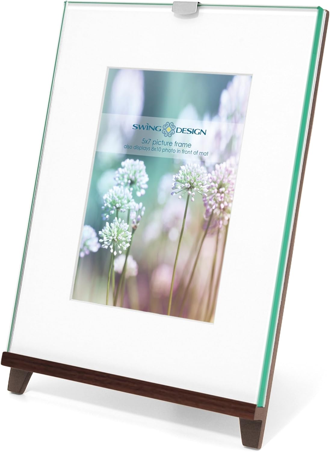 Swing Design Frame Easel Walnut 8x10 with 5x7 mat Single