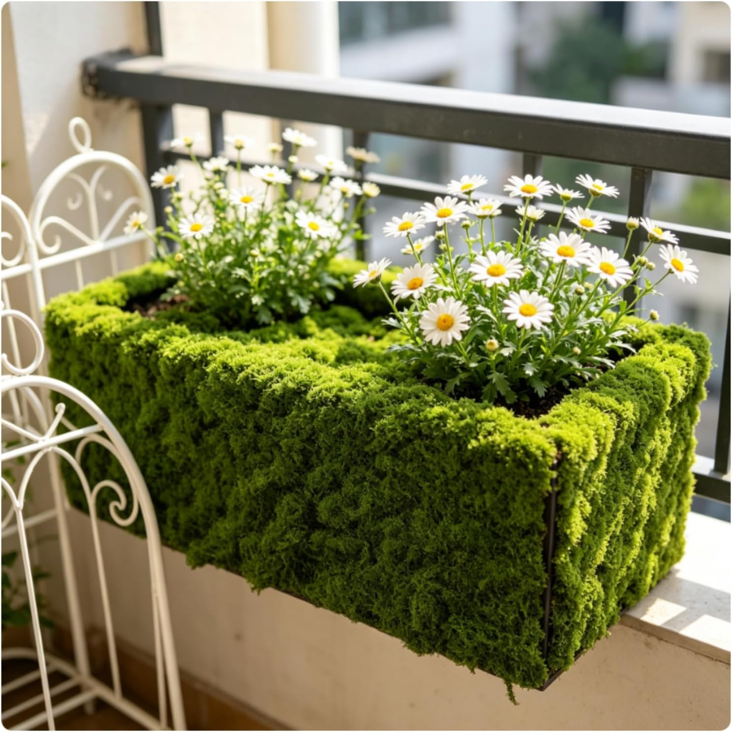 39" x 39" Dark Green Fake Moss Mat, Cloud Soft Artificial Moss Rug for Indoor Plants, DIY Crafts, Table Centerpieces, Fairy Garden & Wedding Decor