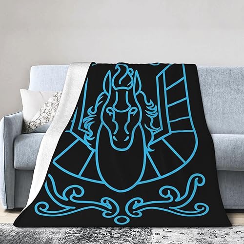 Saint Seiya - Manta de franela súper suave de microforro polar ultrasuave para sofá, cama, sofá, viajes, campamento, 80 x 60 pulgadas