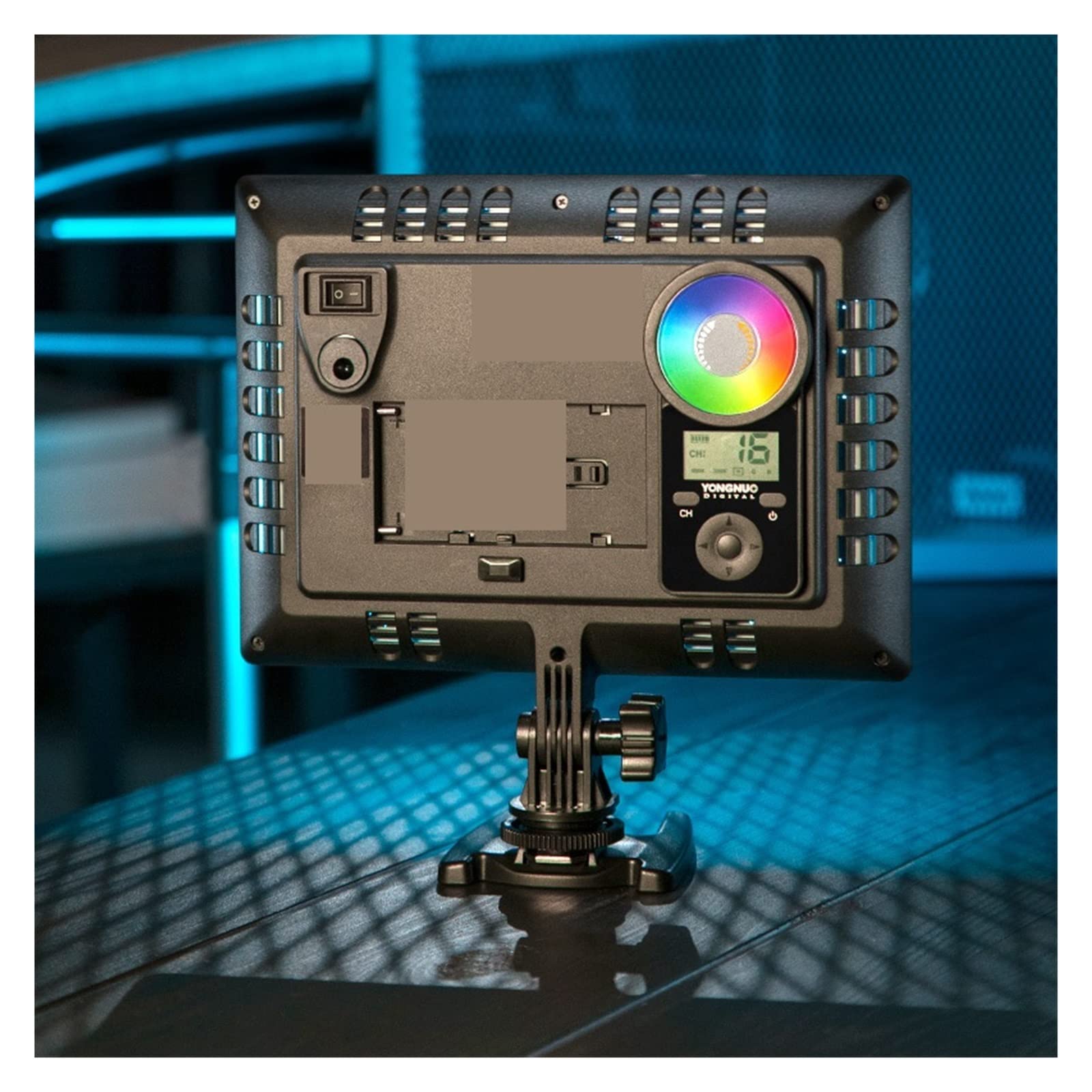 Luce Video for Fotocamera a LED RGB, Batteria Opzionale con Luce Fotografica Kit Caricabatterie + Adattatore CA(Kit 8)