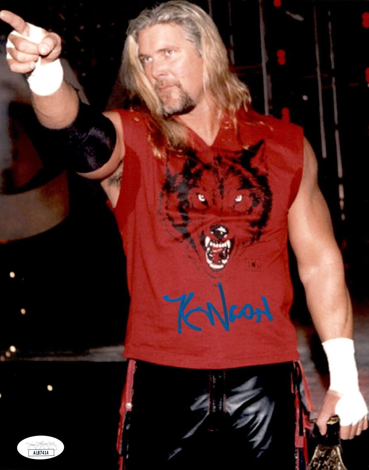 Kevin Nash Signed WCW NWO Wolfpac 8x10 Photo JSA COA WWE WWF