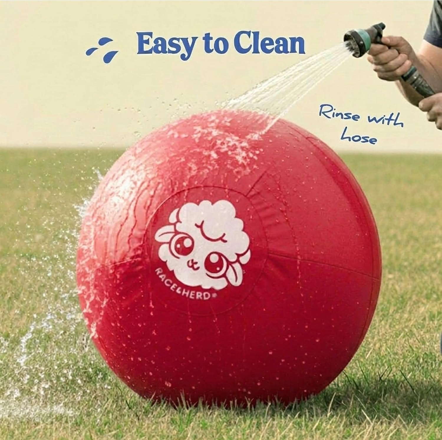 Race&Herd Balle de troupeau originale de 55,9 cm pour chiens — Balles pour | Balle de troupeau moyenne pour berger australien, Border Collie, Corgi et Blue Heeler, exercice en plein air instinct