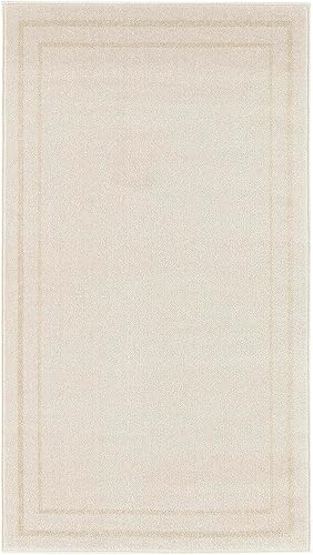 Vista 299 de Nourison Home Essentials - Alfombra contemporánea de 5 x 7 pies, color marfil/negro