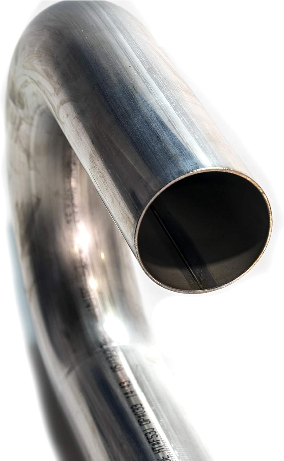 Squirrelly Mandrel Bent 304 Stainless Steel 180+125+35 “UJL” Degree Exhaust Tubing 3" OD, 16 Gauge – USA-Made Exhaust System (Leg Length = 52")