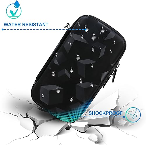 Miniatura 5 de BOVKE Estuche de viaje para suministros para diabéticos, bolsa de transporte para kit de prueba de diabetes, medidores de monitor de glucosa en