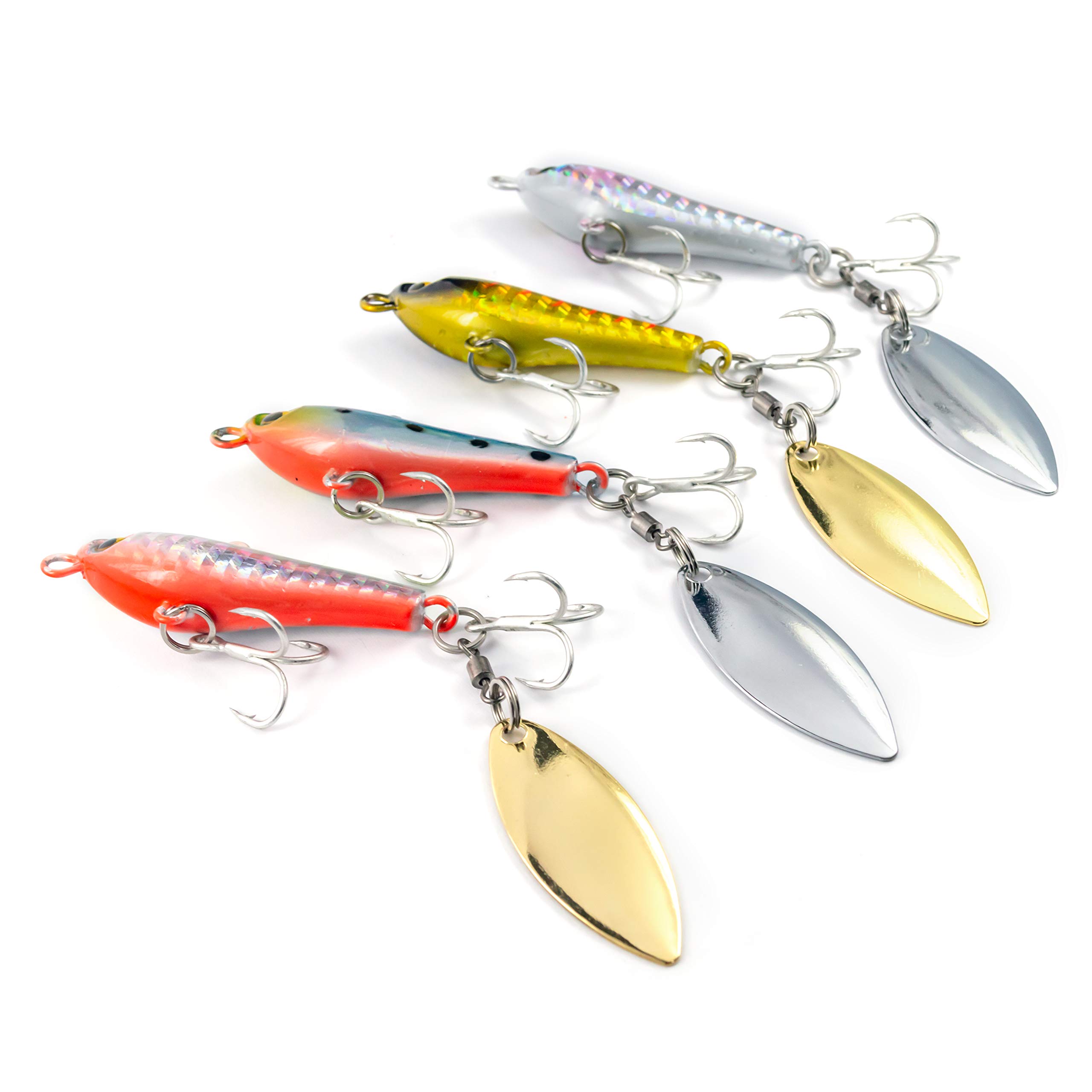 Amazon.co.jp: 【オルルド釣具】 ジグスピナー 4.7cm 35g 実績の