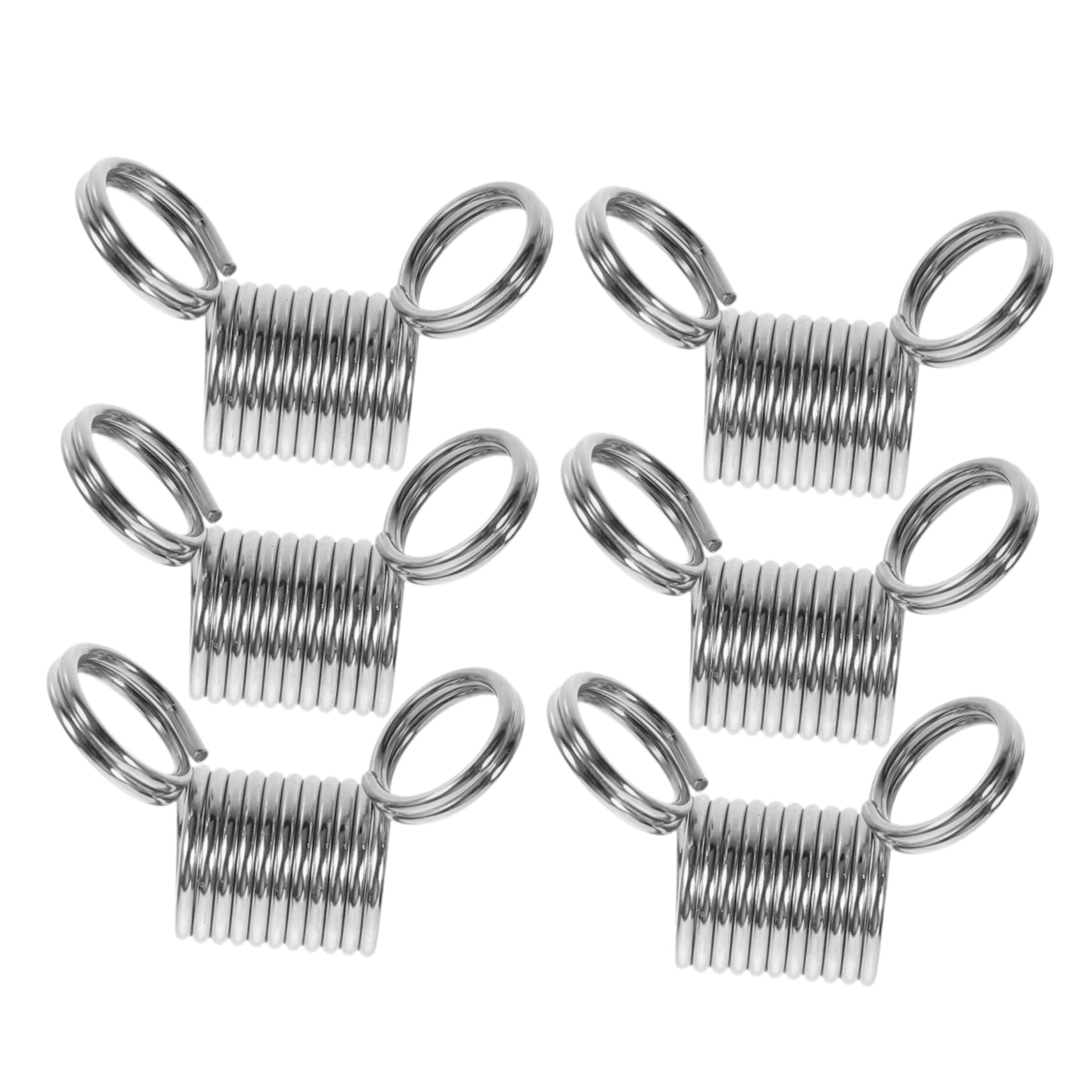 COOPHYA Lot De 10 Ressorts D'Arrêt De Bille Anti-Chute – Embouts De Perles En Acier Pour Fabrication Bijoux, Pinces à Perles