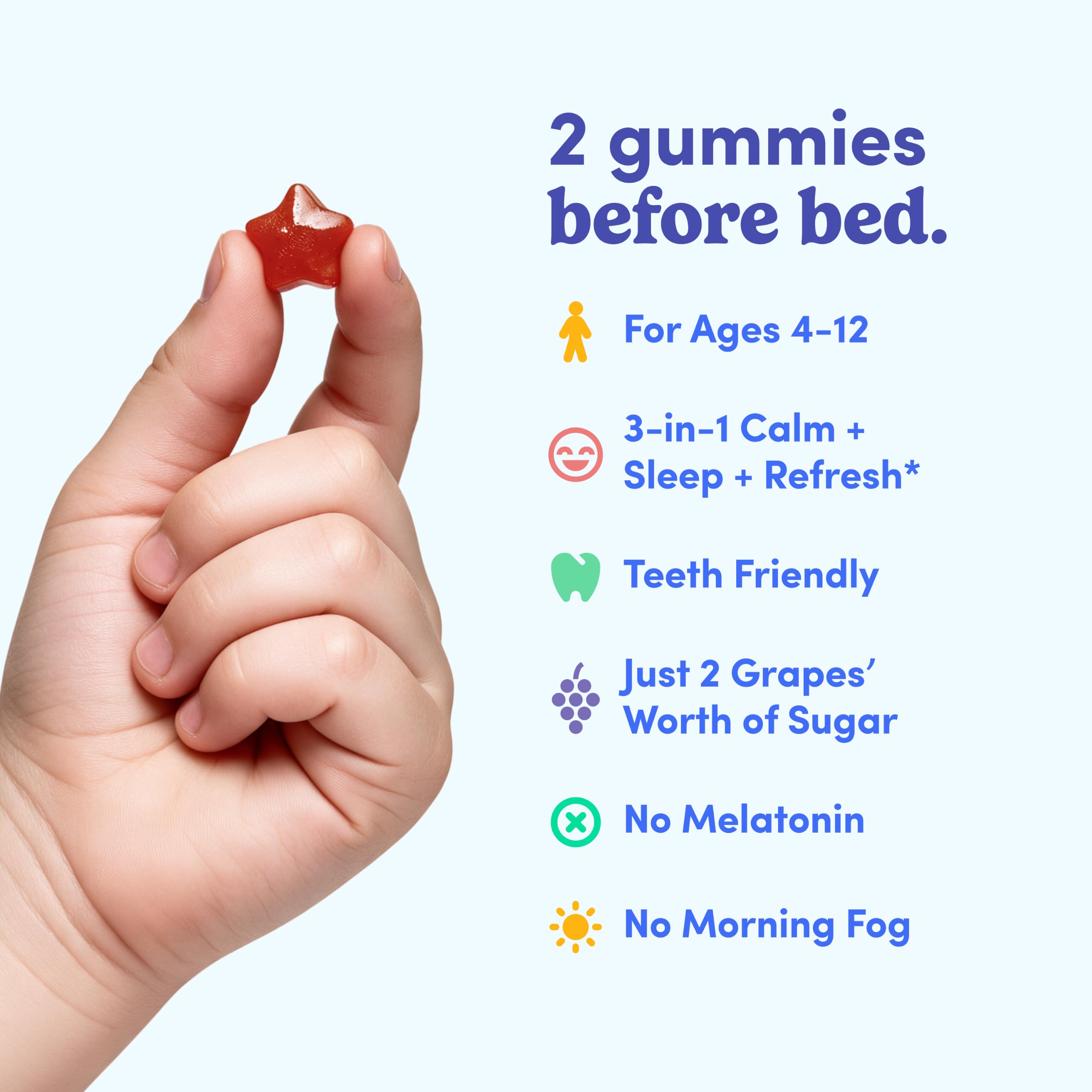 FIRST DAY Kids Magnesium Gummies, Citrate + L-Theanine, No Melatonin, 60 Ct — Amazon image 6