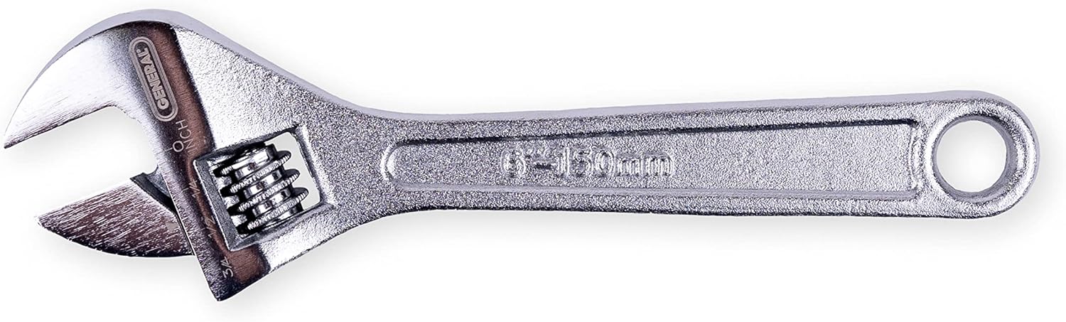General Tools Adjustable Wrench Set, 3 pieces,Silver