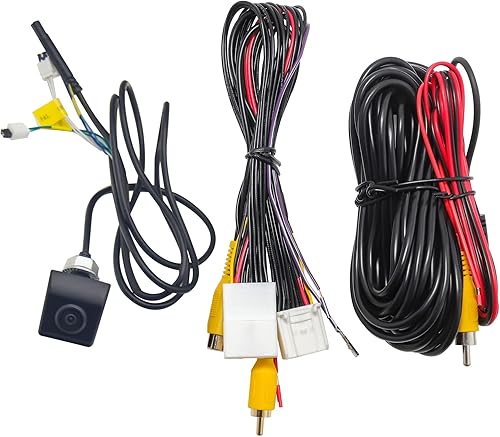EWAY Kit de cámara de respaldo de visión trasera para Toyota Camry Corolla RAV4 Prius Avalon 2012-2014 Cámara de marcha atrás a pantalla de radio de