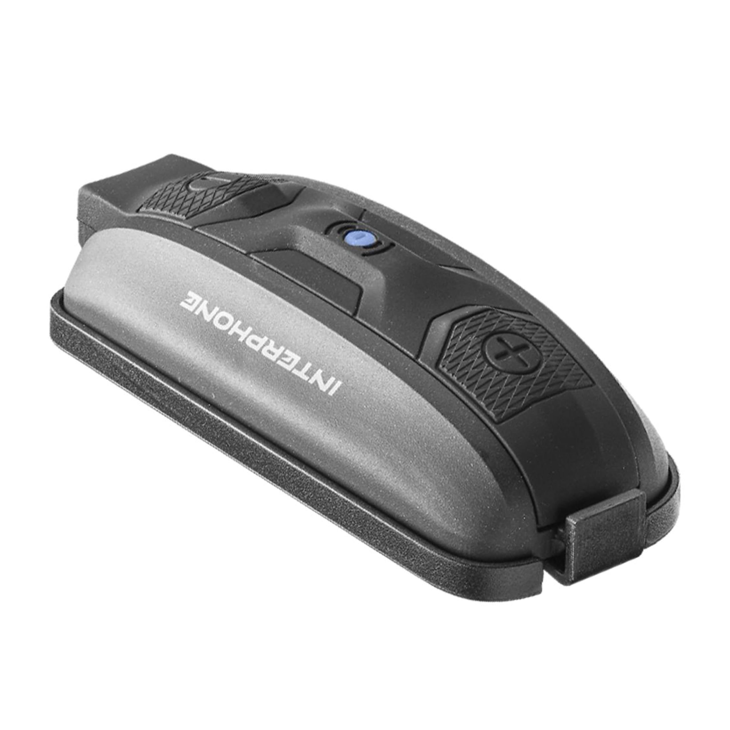 INTERPHONE UCOM2R - Interfono moto singolo con Bluetooth 5.1, ideale per comunicazione a 2 fino a 300m, con audio HD con speaker da 40mm e autonomia di 30h.