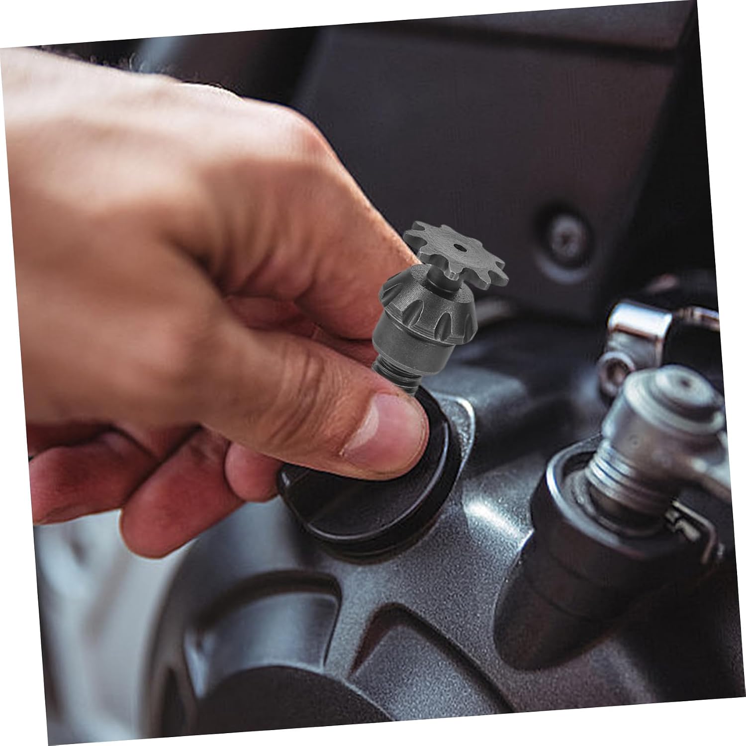 MAGICLULU 9t Motorcycle Transmission Gear Gasoline Engine Gear Reduction Box Iron Material Easy Install