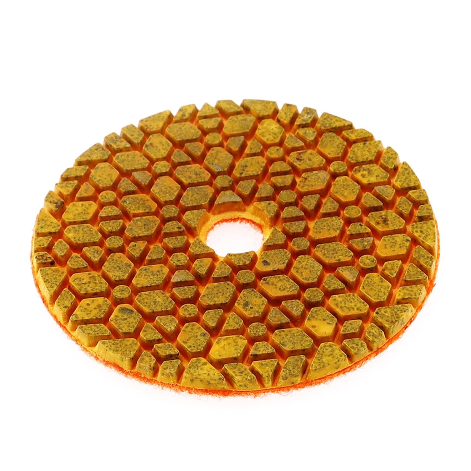 5PCS 4Inch Diamond Polishing Pad Premium Copper Bond Wet Polishing Pads for Granite Marble Concrete Floor Grinding Discs(Mix 5 Grits)