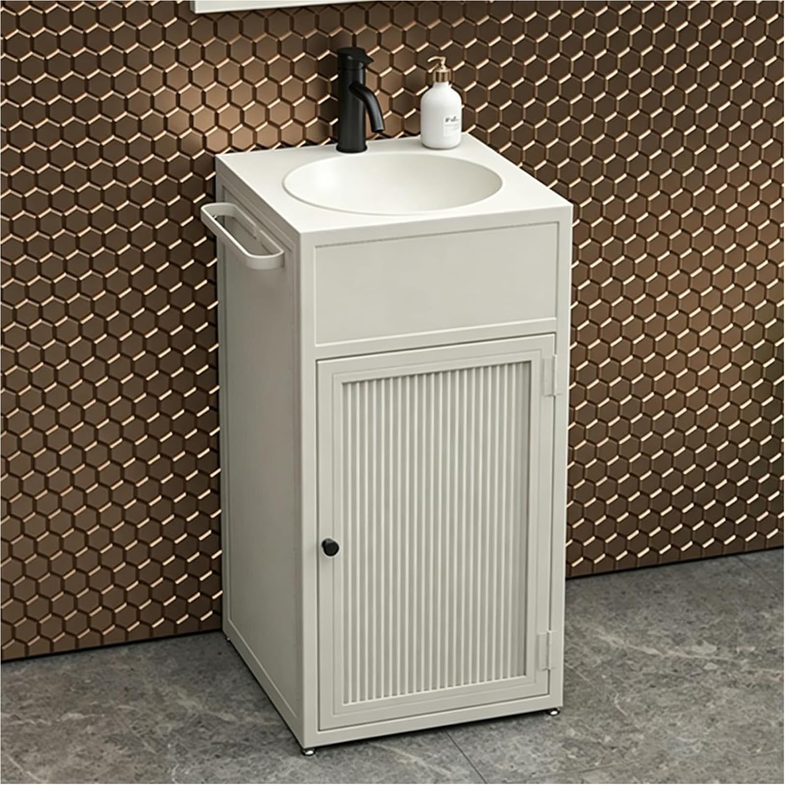 ZTGL Freestanding Bathroom Vanity Unit & Basin Sink Combo