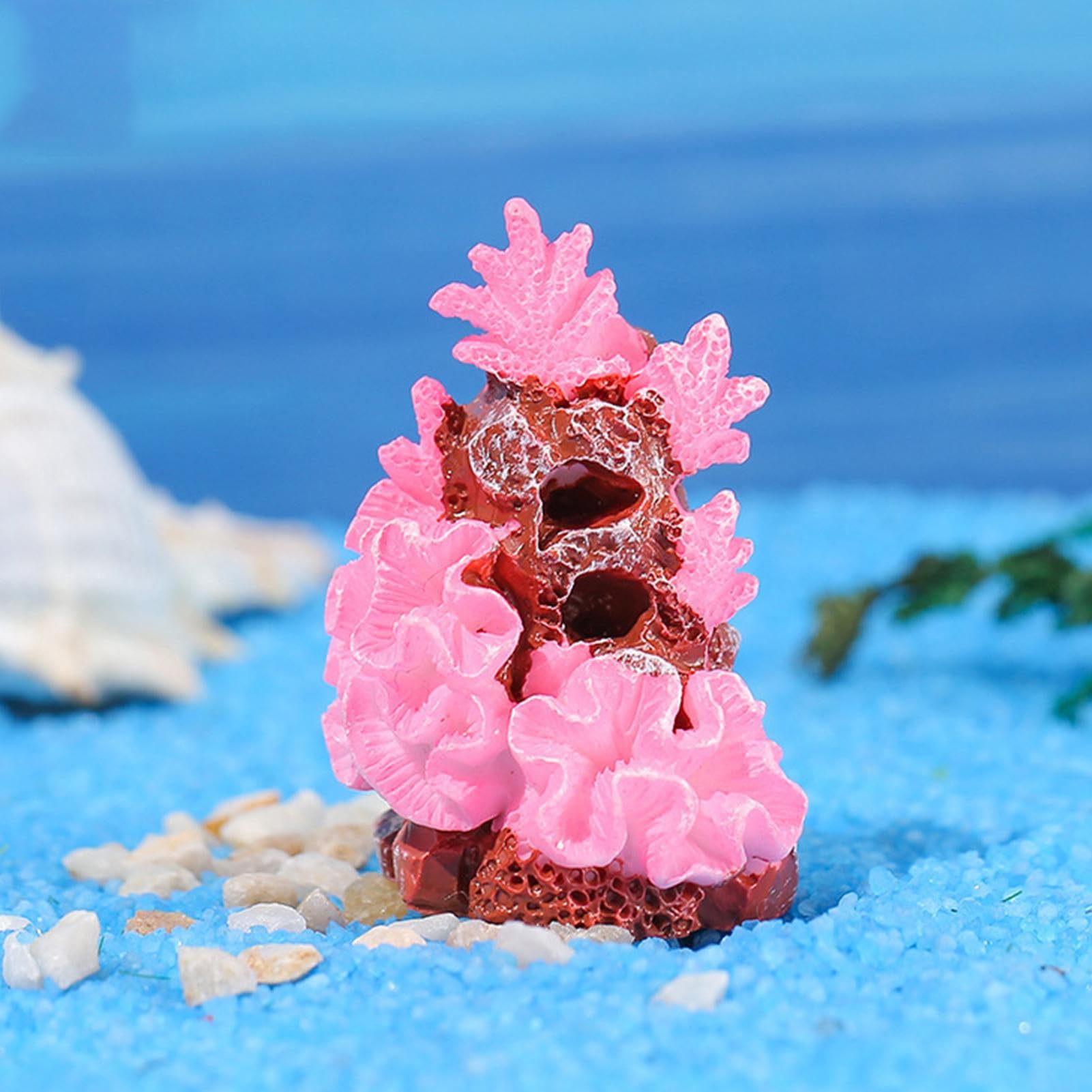 Corail Artificiel pour Aquarium, Petits coraux, décoration paysagère, décoration pour Aquarium, Bureau, Terrarium d'animaux et