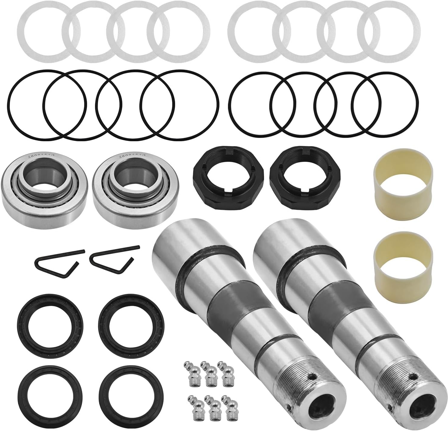 85108338 King Pin Repair Kit Compatible with Volvo Trucks VN VNL 2009-2021 Heavy Duty Steering Repair Set