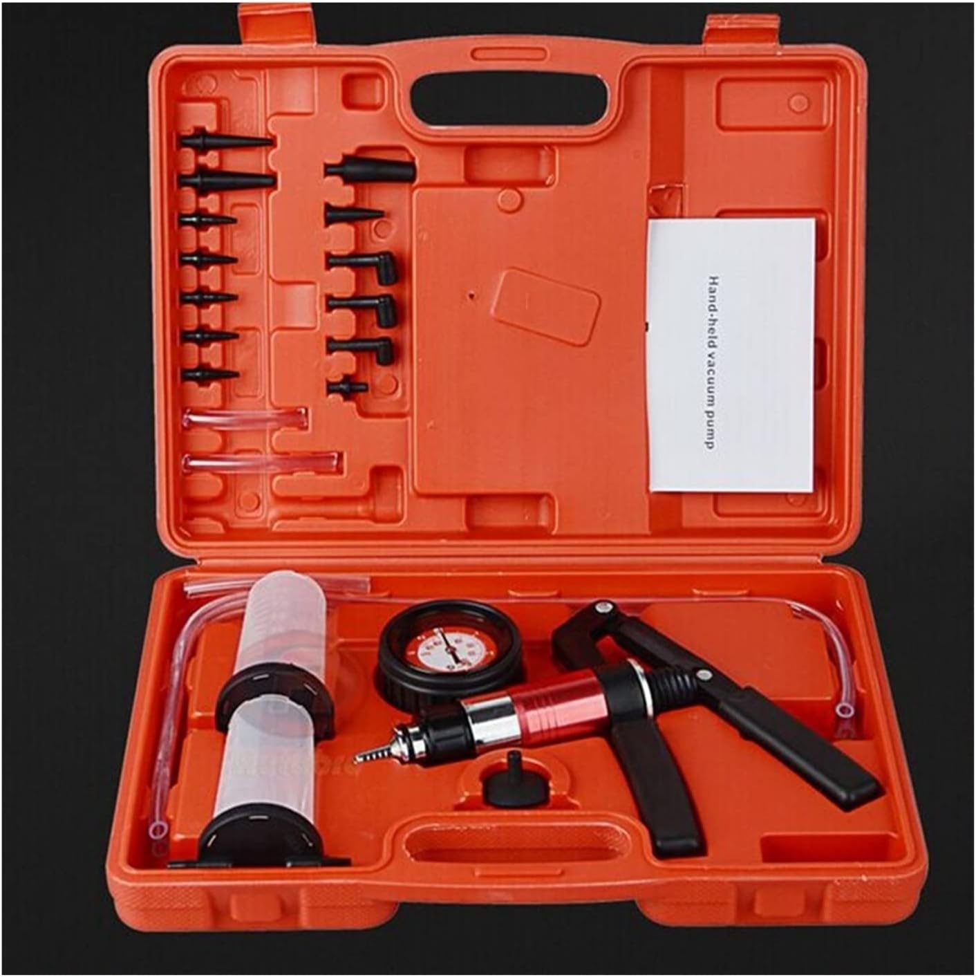 SMANNI Hand Held Vacuum Pump Pressure Tester Kit Brake