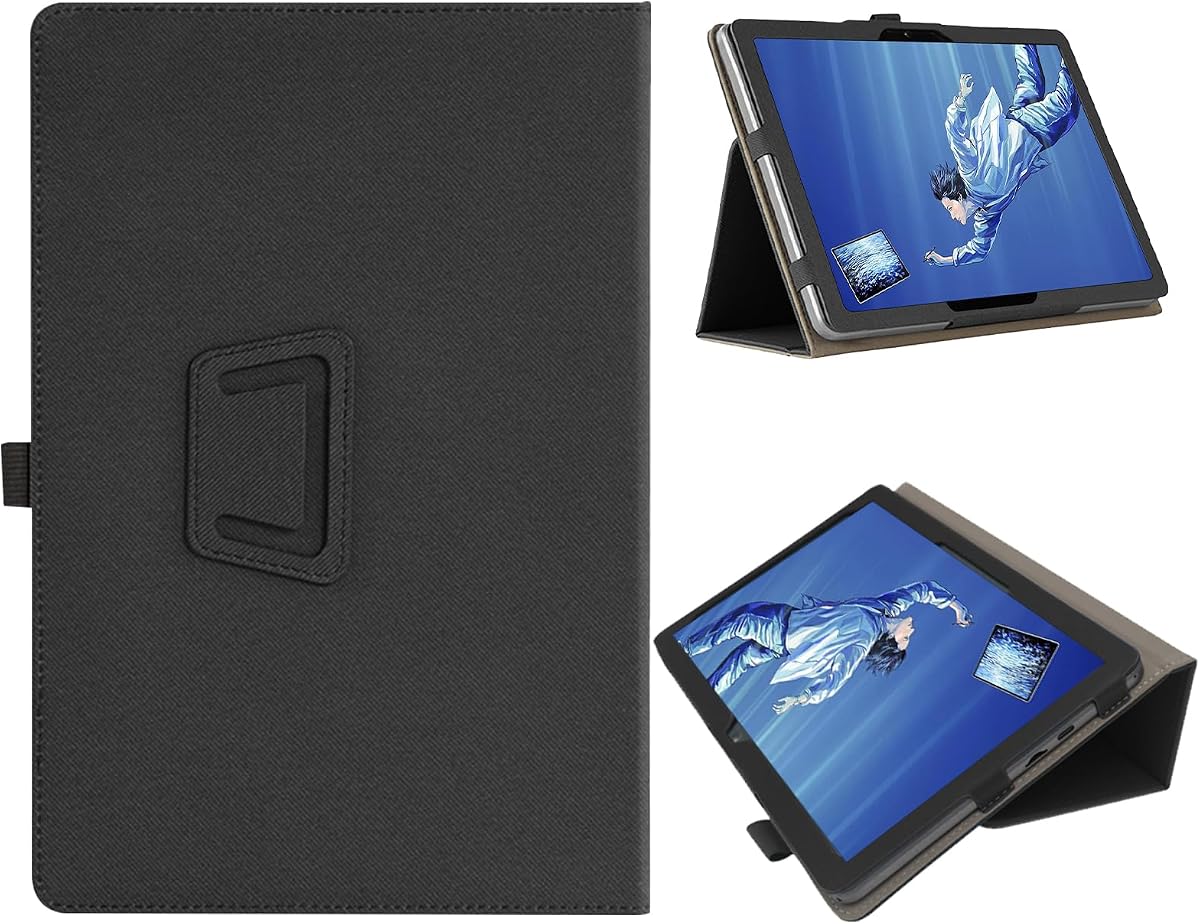 Protective Cover for Wacom MovinkPad Pro 14 Drawing Tablet 14 inch,Ultra-Slim Lightweight Stand Protective Case for Wacom MovinkPad Pro 14 with Hand Strap& Stylus Holder, Black