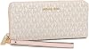 MICHAEL Kors 35F8GTVT3B PWD BLSH MLT Outlet Long Wallet, Scratch Resistant, Jet Set Travel, Light Pink, Multi, Ladies