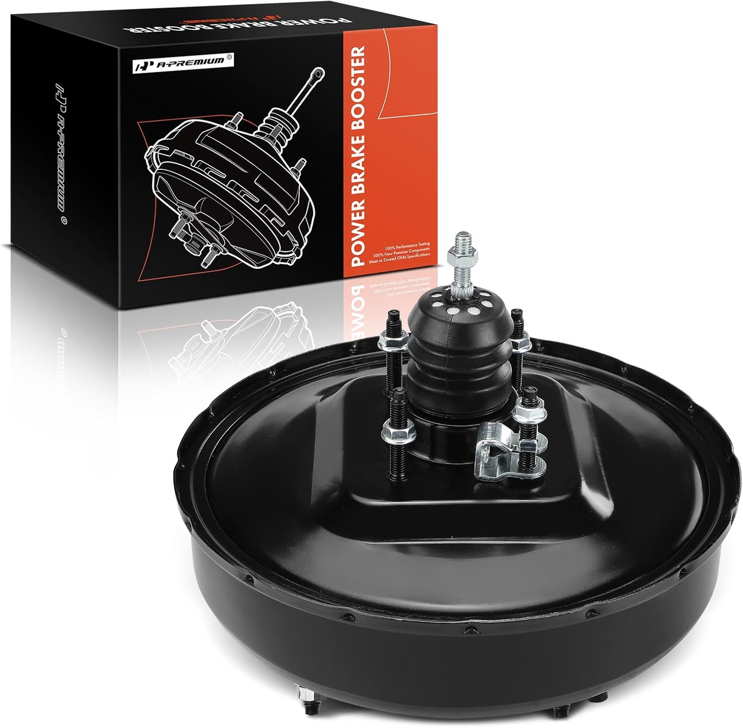 A-Premium Vacuum Power Brake Booster Compatible with Select Honda & Acura Models - Accord 2008-2012, TSX 2009-2014, TL 2009-2014 - Replace # 01469TA0A00