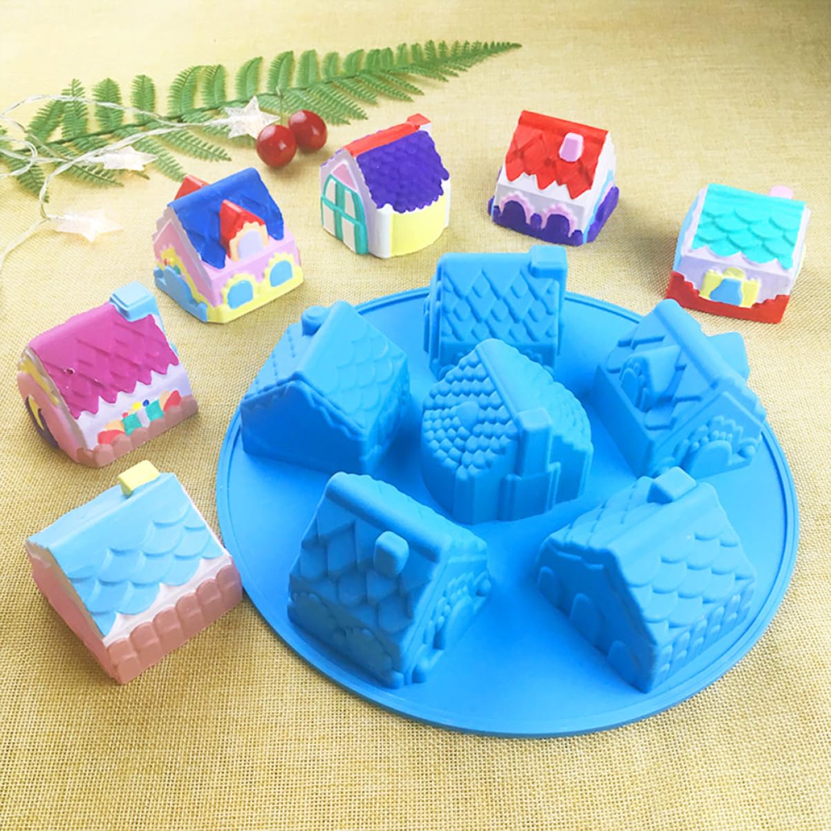 TOPBATHY 3pezzi Silicone Per e Cioccolatini Antiadherente e Flessibile Per Mano Colore Casual