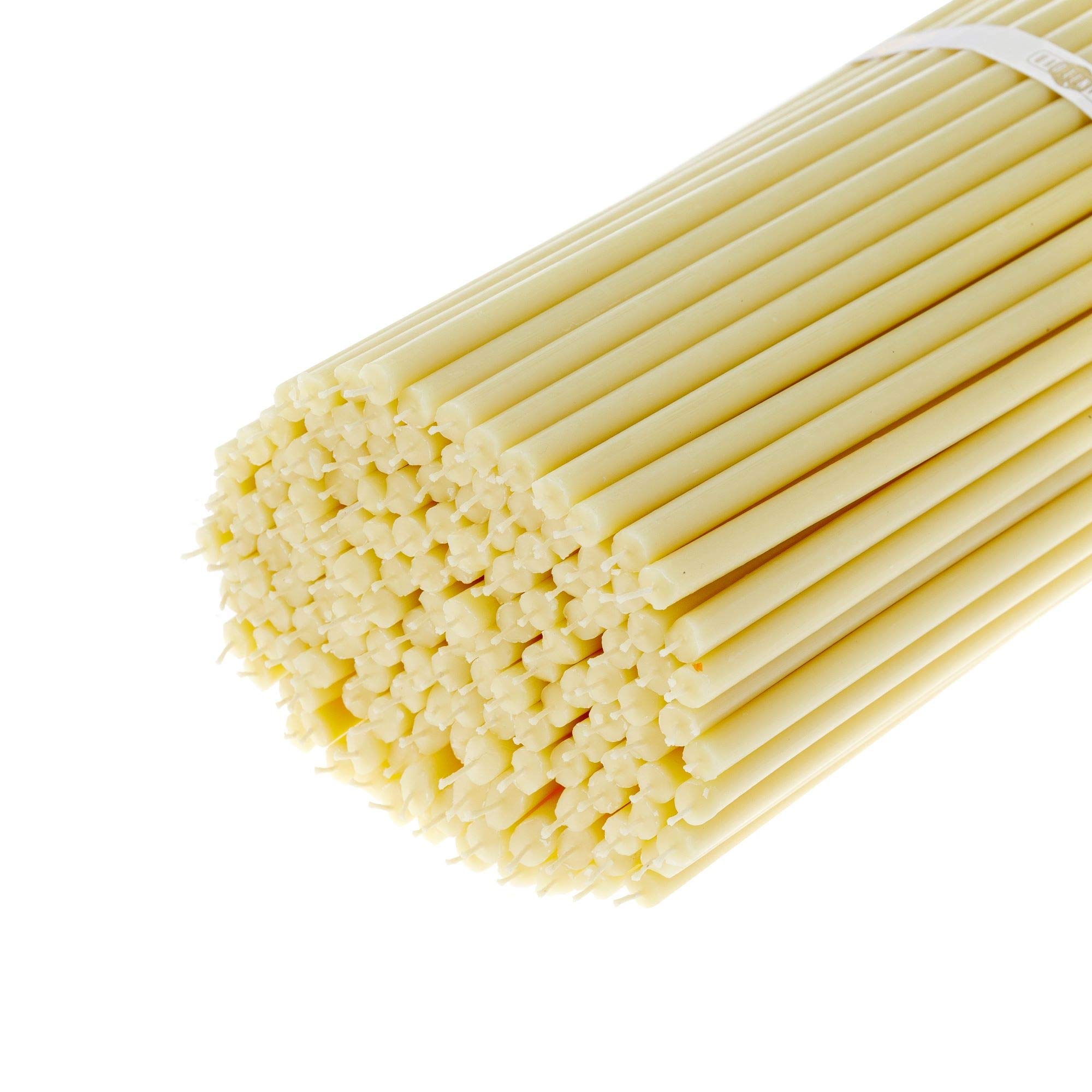 Danilovo Rituele Kaarsen, 100% Bijenwas, Geel, Orthodoxe Kaarsen Voor Gebed Tafeldecoratie Huwelijk Niet Giftig Roetvrij Druppelt Niet Duurzaam Product N140 Hoogte 16 Cm Oe 5 Mm 500 Stuks 1428 G 661072717