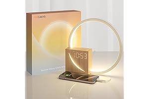 Sunrise Alarm Clock for Heavy Sleepers Adults, Wake-up Light, Pelvic Clock