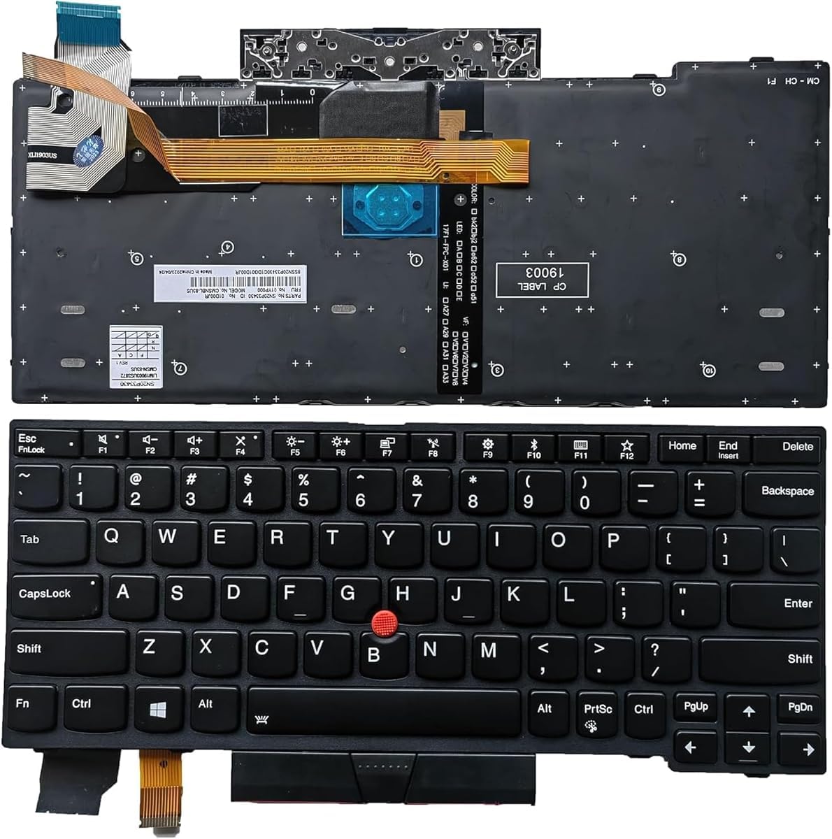 FORIDA Laptop Keyboard Compatible for Lenovo Thinkpad X280 A285