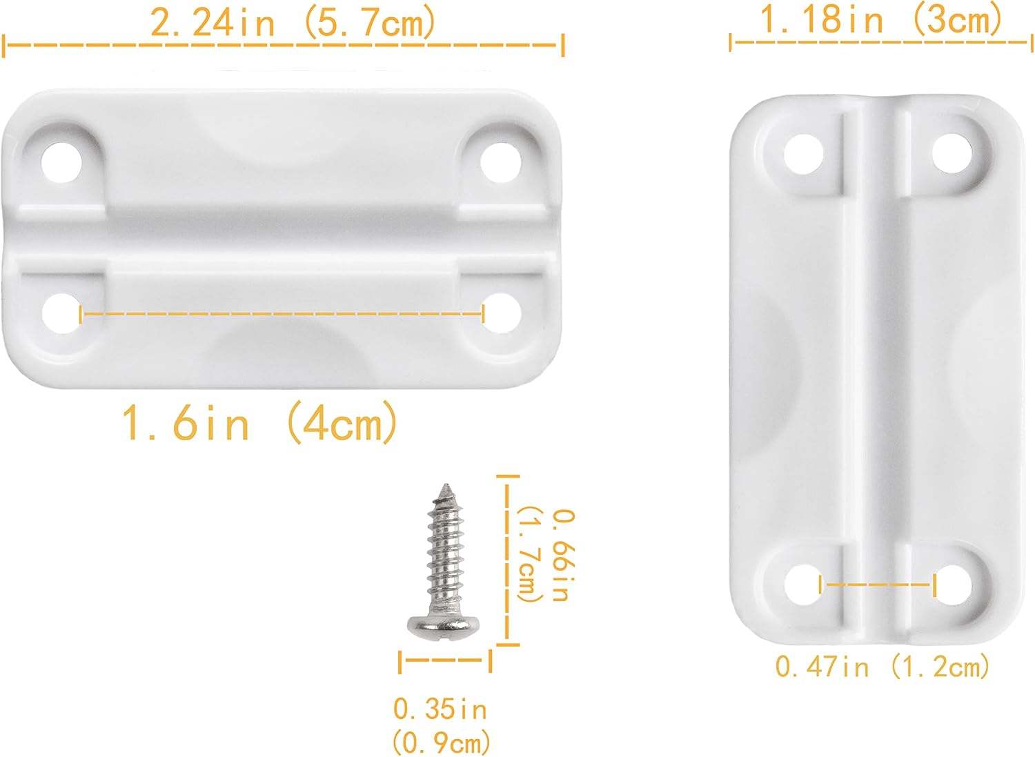 Cooler Hinges for Igloo Ice Chest, Cooler Replacement Hinge Parts,Set of 2