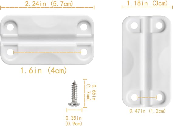Cooler Hinges for Igloo Ice Chest, Cooler Replacement Hinge Parts,Set of 2