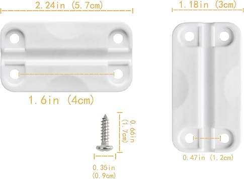 Cooler Hinges for Igloo Ice Chest, Cooler Replacement Hinge Parts,Set of 2