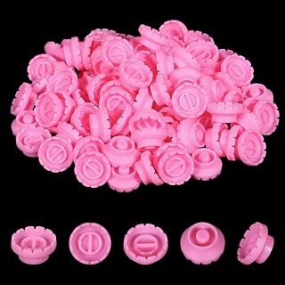 200 Pieces Lash Glue Holder Flowers Shape Lash Glue Cups for Extensions