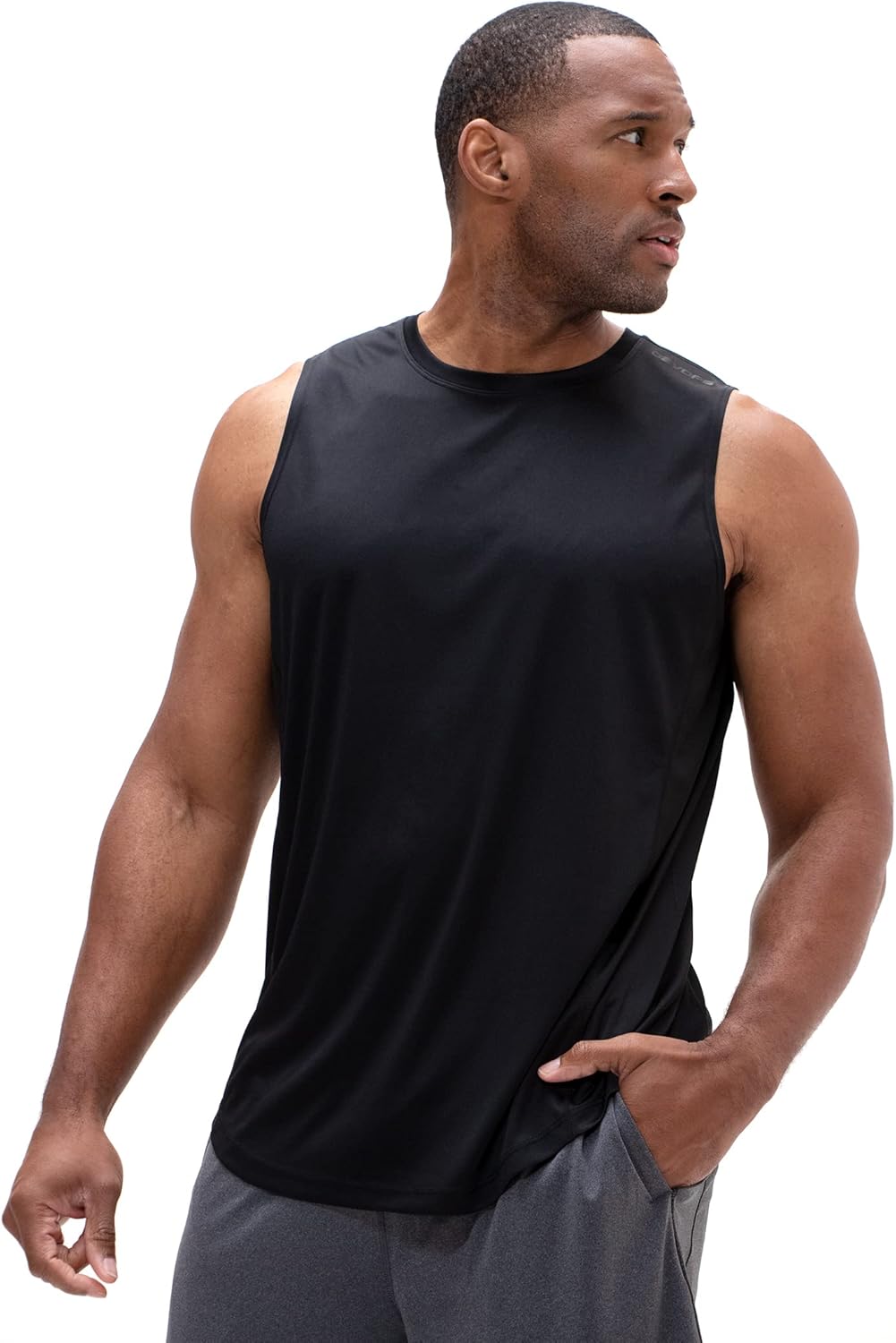 DEVOPS Men's Relaxed-Fit Workout Loungewear Gym Tank Top Sleeveless - Image 4