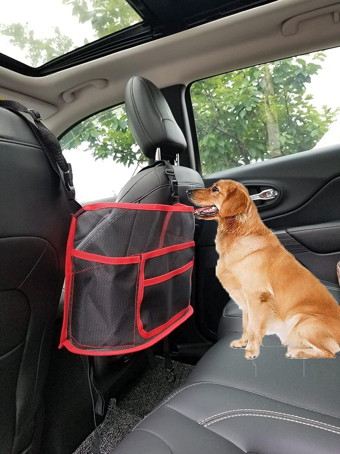Handbag Storage Attaches Headrest， Upgrade red Photo
