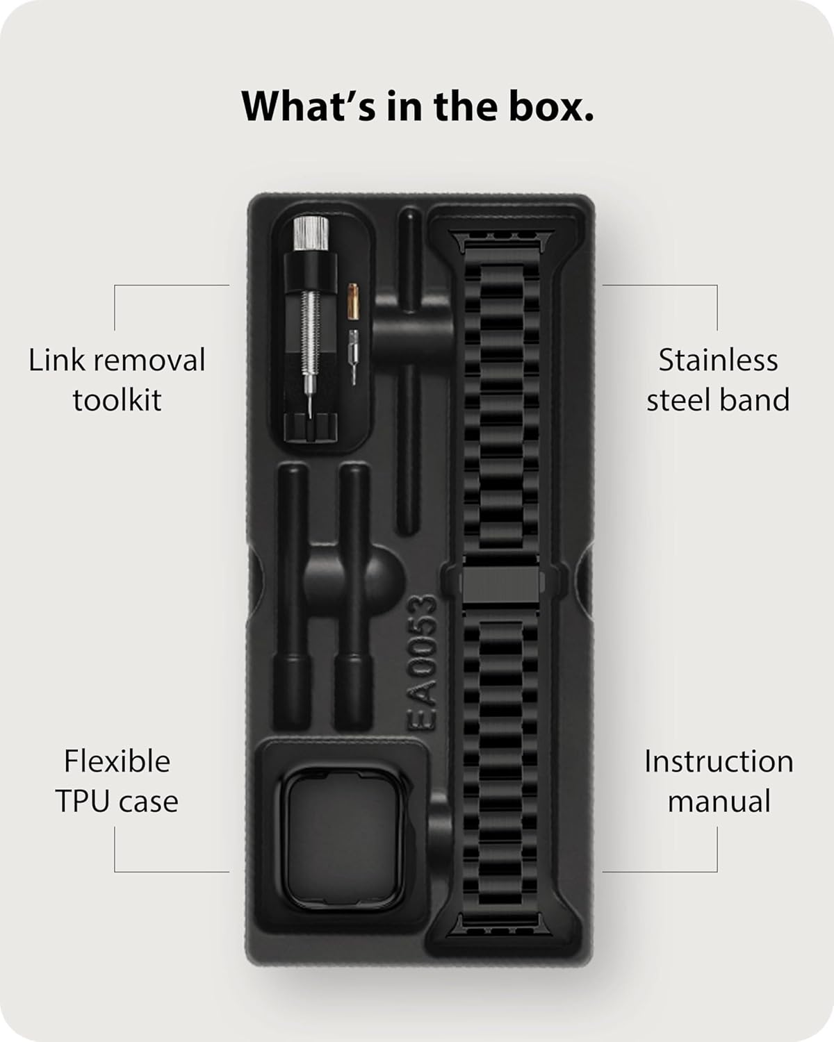 For Apple Watch Bands 49mm 45mm 44mm 42mm 41mm 40mm 38mm, Stainless Steel IWatch Band With Case For Apple Watch Ultra2 Ultra Series 9 8 7 6 5 4 3 2 1 SE SE2