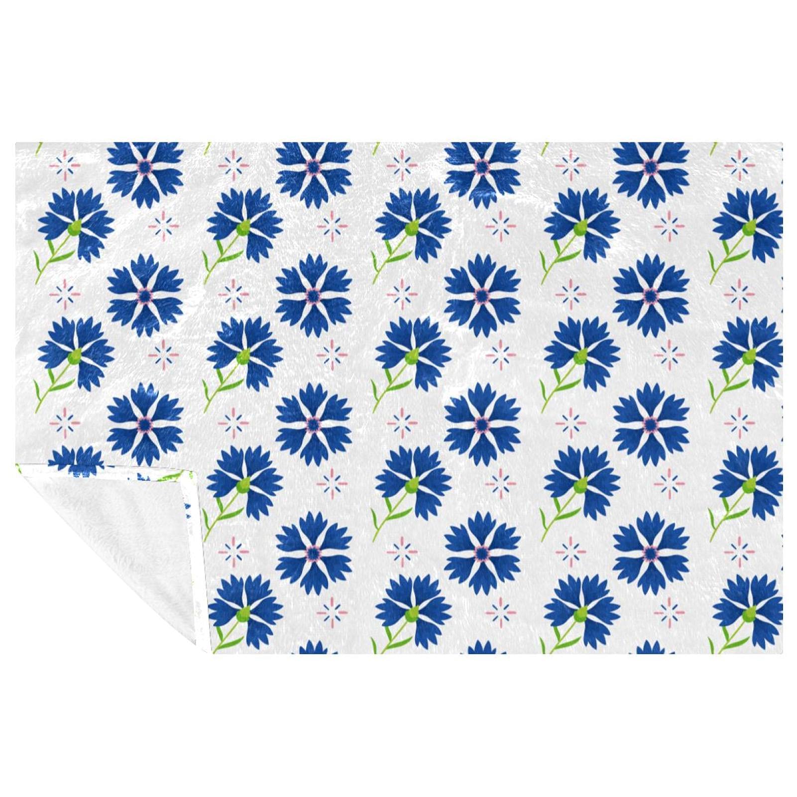 Couverture douce isolante et thermique Bluebonnet 150x100cm