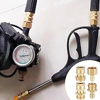 Zocipro 4 részes M22 nyomásmosó adapter készlet, gyorscsatlakozó, 5000 PSI 3