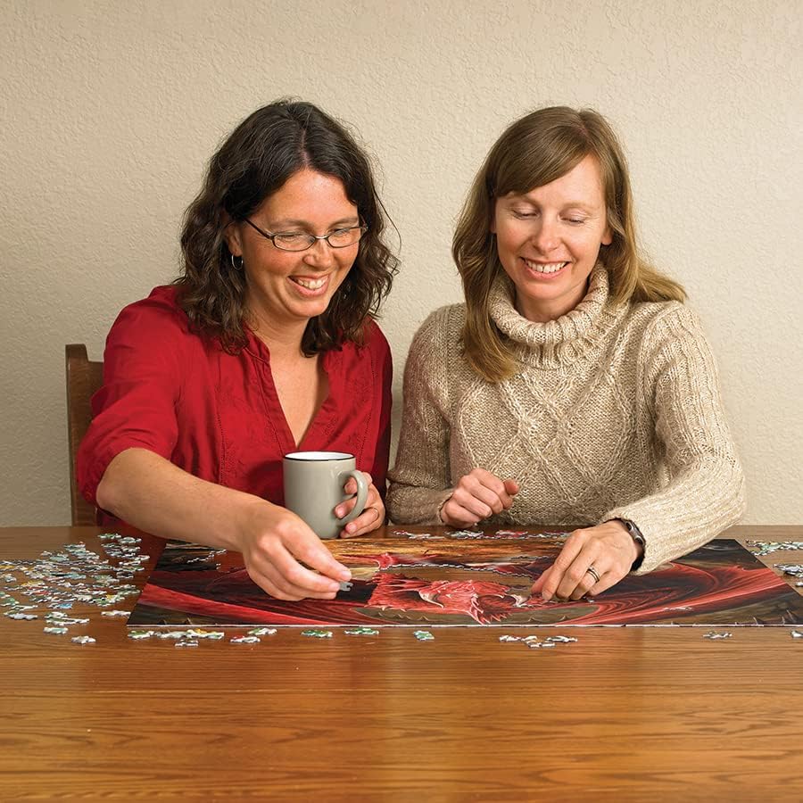 Miniatura 2 de Cobble Hill - Rompecabezas de 1000 piezas - Guarida del dragón - Póster de muestra incluido