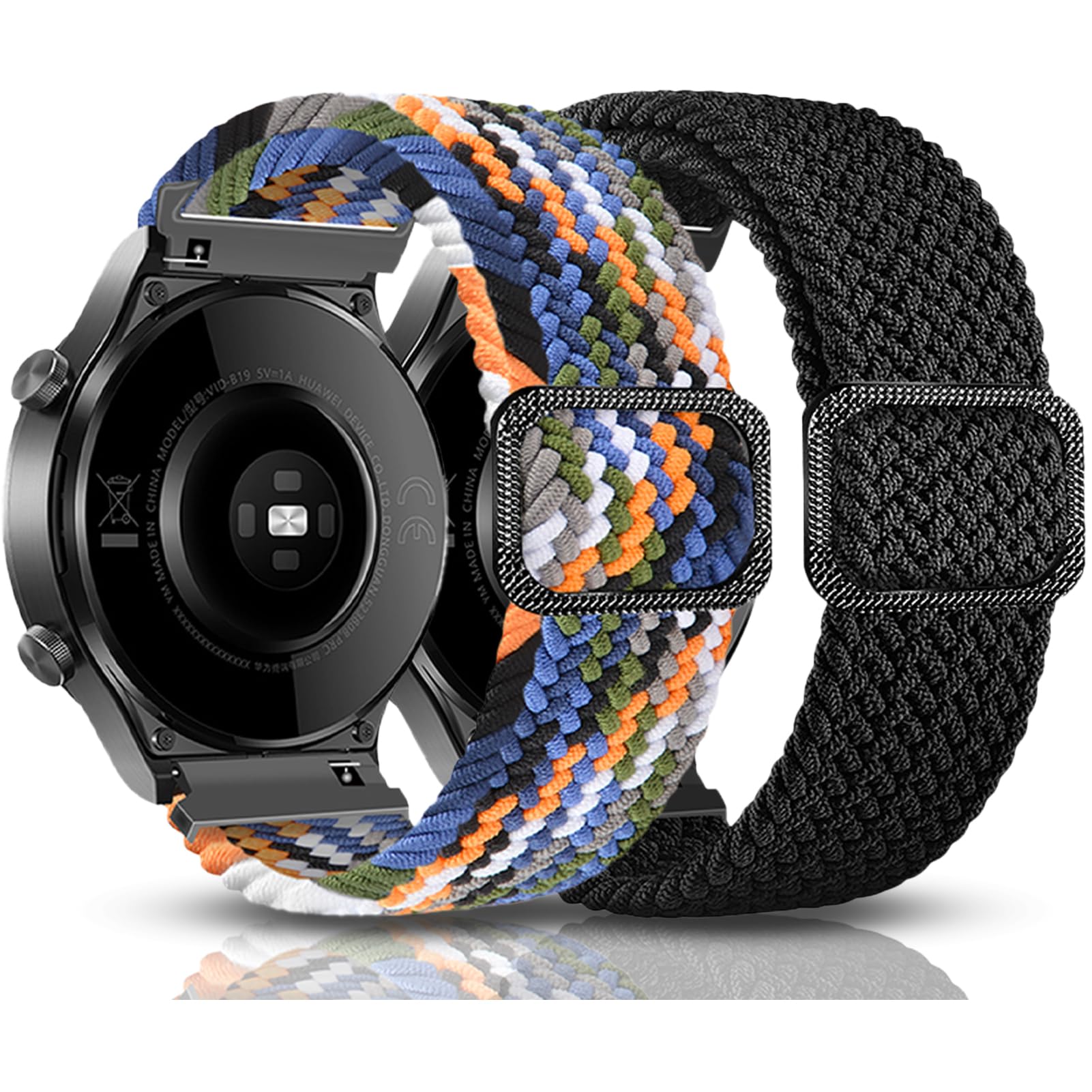 Garmcool 20mm Nylon Straps Compatible with Garmin Vivoactive 5/6/3