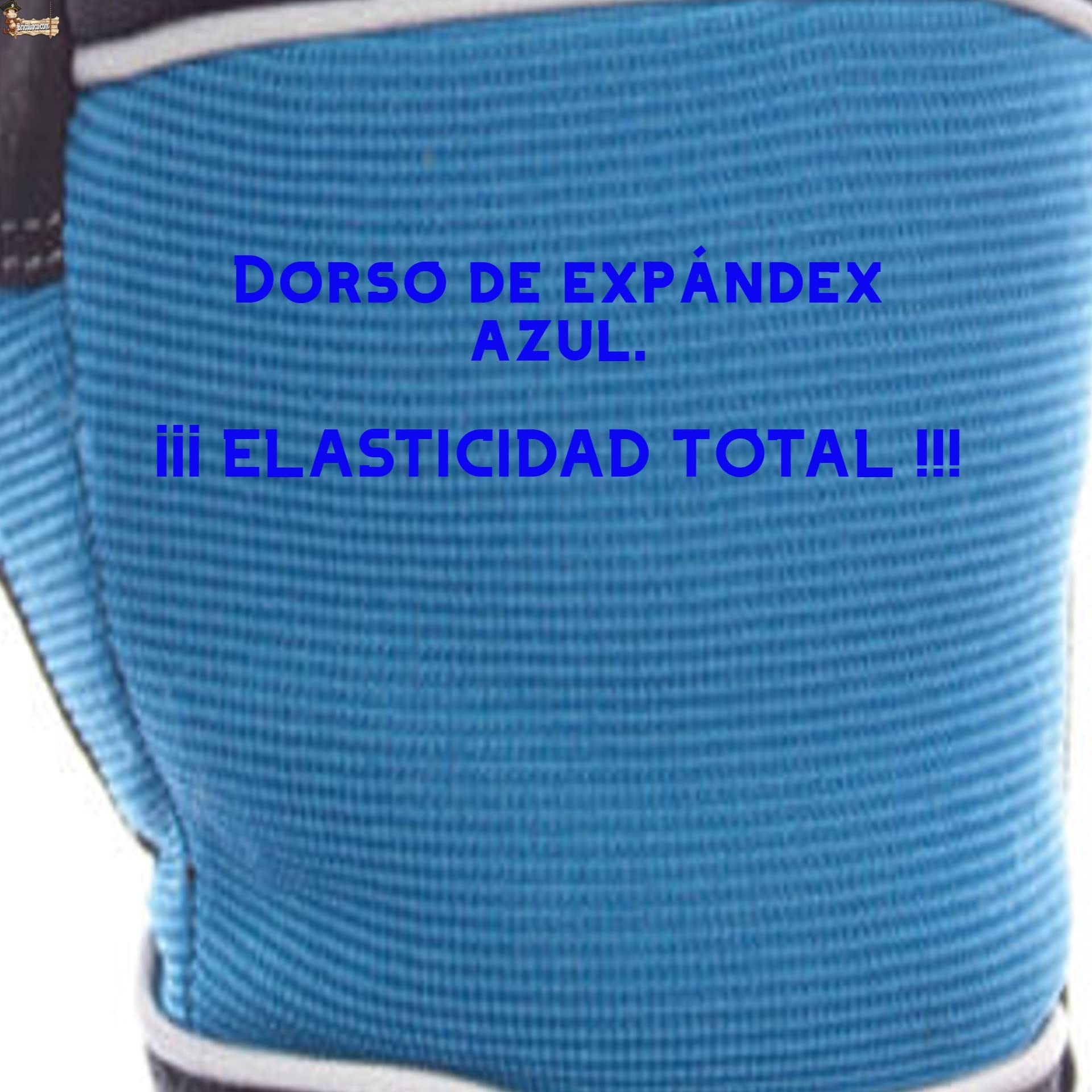 BricoLoco.com Guante trabajo sin dedos. 24 PARES. Alta destreza. Piel y tejido elástico expándex. Ajuste por velcro. Refuerzos texturizados en palma. Mayor protección y agarre. (24, Talla 10)