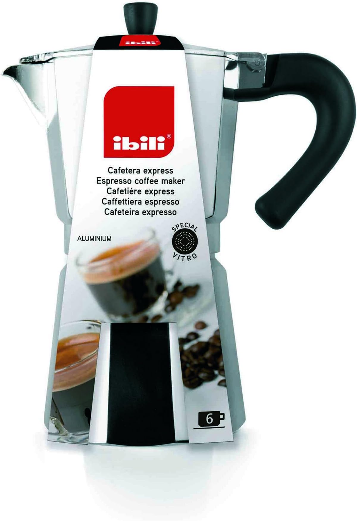 Caffettiera Dama Ice Bialetti 1-3-6 Tazze Alluminio Macchinetta Caffè